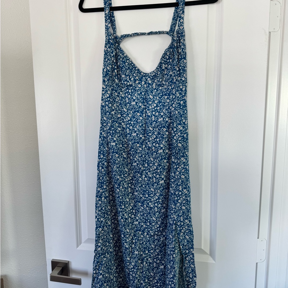 Princess Polly Blue Floral Midi Dress